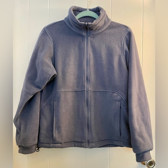 Columbia Dark Periwinkle Core Fleece size Small Lined Sleeves for Extra Warmth - Picture 1 of 10